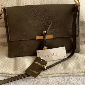 Olive crossbody bag